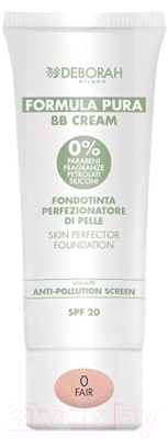 BB-крем Deborah Milano Formula Pura Skin Perfector Foundation SPF20 тон 0 (30мл)
