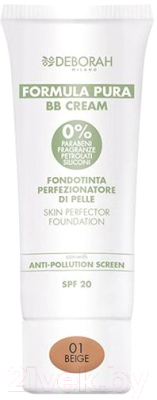 BB-крем Deborah Milano Formula Pura Skin Perfector Foundation SPF20 тон 01 (30мл)
