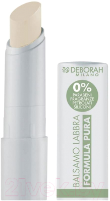 

Бальзам для губ Deborah Milano, Balsamo Labbra Formula Pura Nourishing Hydrating тон 01