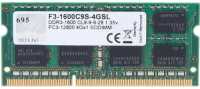 

Оперативная память DDR3 G.Skill, F3-1600C9S-4GSL