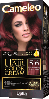Крем-краска для волос Delia Cosmetics Cameleo 5.6 (темный махагон)
