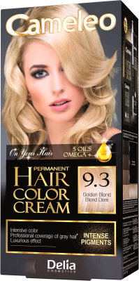 Крем-краска для волос Delia Cosmetics Cameleo 9.3 (золотистый блондин)