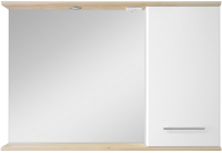 Шкаф с зеркалом для ванной Misty Респект 120 / Э-Рес02120-1П - 