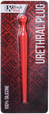 Уретральный расширитель эротический ToyFa 901409-9 (красный)