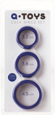 Набор эрекционных колец ToyFa A-Toys / 768015 (фиолетовый)