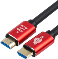 Кабель ATcom AT5940 HDMI VER 2.0 (1м, Red/Gold) - 