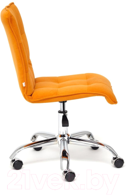 Кресло офисное Tetchair Zero флок (оранжевый)
