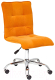 Кресло офисное Tetchair Zero флок (оранжевый) - 