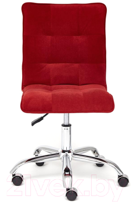 Кресло офисное Tetchair Zero флок (бордовый)