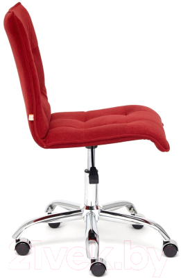 Кресло офисное Tetchair Zero флок (бордовый)