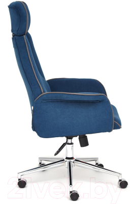 Кресло офисное Tetchair Charm флок (синий)