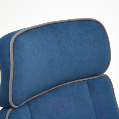 Кресло офисное Tetchair Charm флок (синий)