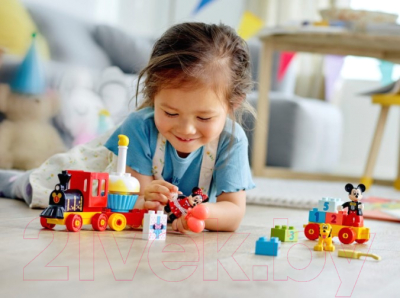 Конструктор Lego Duplo Праздничный поезд Микки и Минни / 10941