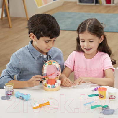 Набор для лепки Hasbro Play-Doh Зубастик с золотыми зубами / F12595L0