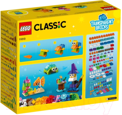 Конструктор Lego Прозрачные кубики / 11013