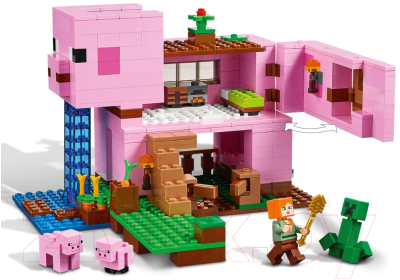 Конструктор Lego Minecraft Дом-свинья / 21170