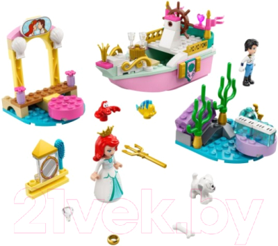 

Конструктор Lego, Princess Праздничный корабль Ариэль / 43191