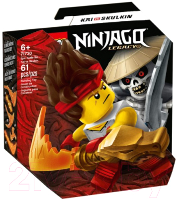 Конструктор Lego Ninjago Легендарные битвы: Кай против Армии скелетов / 71730