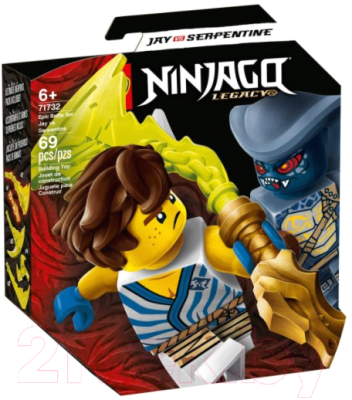 Конструктор Lego Ninjago Легендарные битвы: Джей против воина-серпентина / 71732