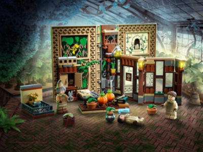 Конструктор Lego Harry Potter Учеба в Хогвартсе: Урок травологии / 76384