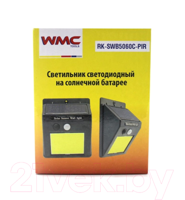 Светильник переносной WMC Tools RK-SWB5060C-PIR