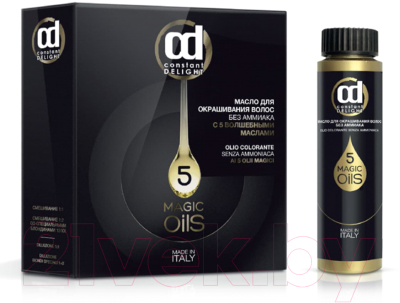 Масло для окрашивания волос Constant Delight Olio-Colorante без аммиака 8.89 (50мл, красное вино)