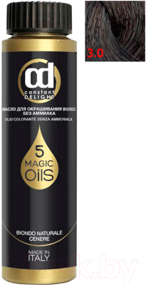 Масло для окрашивания волос Constant Delight Olio-Colorante без аммиака 3.0 (50мл, темно-каштановый)
