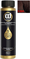 Масло для окрашивания волос Constant Delight Olio-Colorante без аммиака 5.004 (50мл, светло-каштановый натуральный тропический) - 