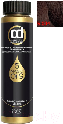 Масло для окрашивания волос Constant Delight Olio-Colorante без аммиака 5.004 (50мл, светло-каштановый натуральный тропический)