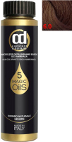 Масло для окрашивания волос Constant Delight Olio-Colorante без аммиака 6.0 (50мл, светло-каштановый) - 