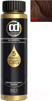 Масло для окрашивания волос Constant Delight Olio-Colorante без аммиака 6.0 (50мл, светло-каштановый)