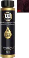 Масло для окрашивания волос Constant Delight Olio-Colorante без аммиака 6.9 (50мл, светло-каштановый интенсивный ирис) - 