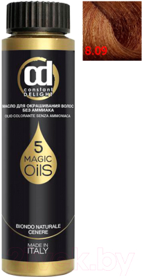 Масло для окрашивания волос Constant Delight Olio-Colorante без аммиака 8.09 (50мл, капучино)