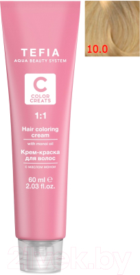 

Крем-краска для волос Tefia, Блонд, Color Creats 10/0