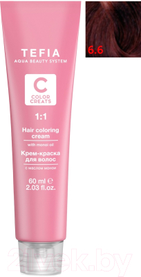 

Крем-краска для волос Tefia, Шатен, Color Creats 6/6