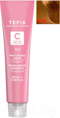 

Крем-краска для волос Tefia, Русый, Color Creats 8/34