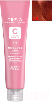 

Крем-краска для волос Tefia, Красный;русый, Color Creats 8/4