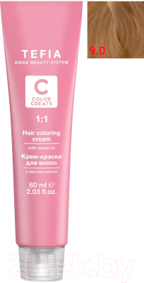 

Крем-краска для волос Tefia, Блонд, Color Creats 9/0