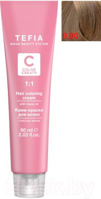 

Крем-краска для волос Tefia, Блонд, Color Creats 9/00