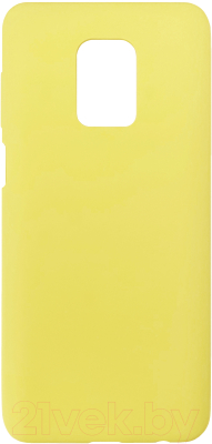 Чехол-накладка Digitalpart Silicone Case для Redmi Note 9S/Note 9 Pro (желтый)