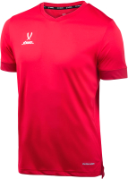 Футболка игровая футбольная Jogel Division PerformDry Union Jersey (XL, красный/темно-красный/белый) - 