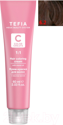 

Крем-краска для волос Tefia, Шатен;русый, Color Creats 6/2
