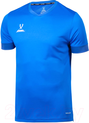 Футболка игровая футбольная Jogel Division PerformDry Union Jersey (M, синий/темно-синий/белый)