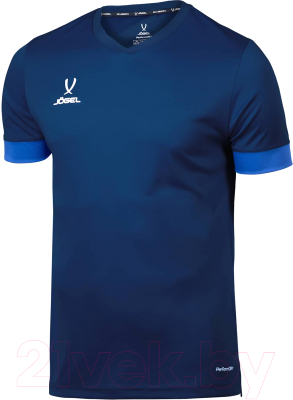 Футболка игровая футбольная Jogel Division PerformDry Union Jersey (M, темно-синий/синий/белый)