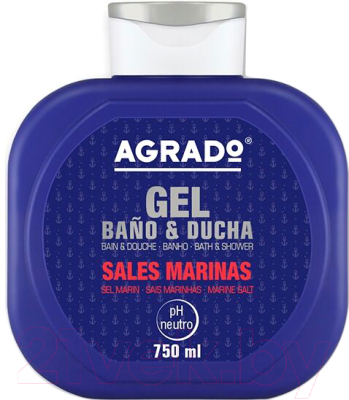 Гель для душа Agrado Bath Gel Marine Salts (750мл)