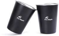 Набор стаканов походных Fire-Maple Antarcti Cup (2шт, черный) - 