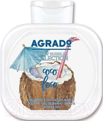 Гель для душа Agrado Bath & Shower Gel Coco Loco (750мл)