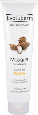

Маска для лица кремовая Evoluderm, Shea Butter увлажняющая