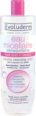 Мицеллярная вода Evoluderm Dry & Sensitive Skin (250мл)