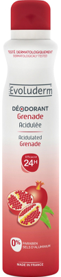 Дезодорант-спрей Evoluderm Acidulated Grenade 24H (200мл)